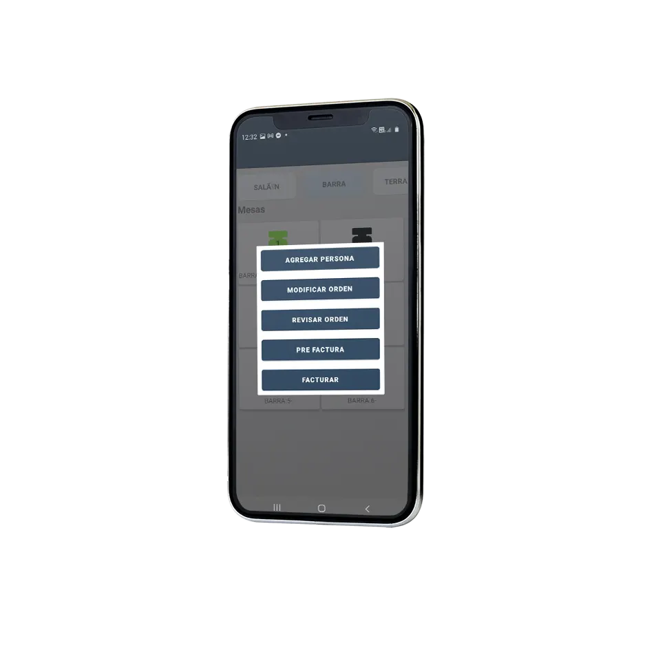 App móvil SmartMenu para restaurantes: facturación desde el celular